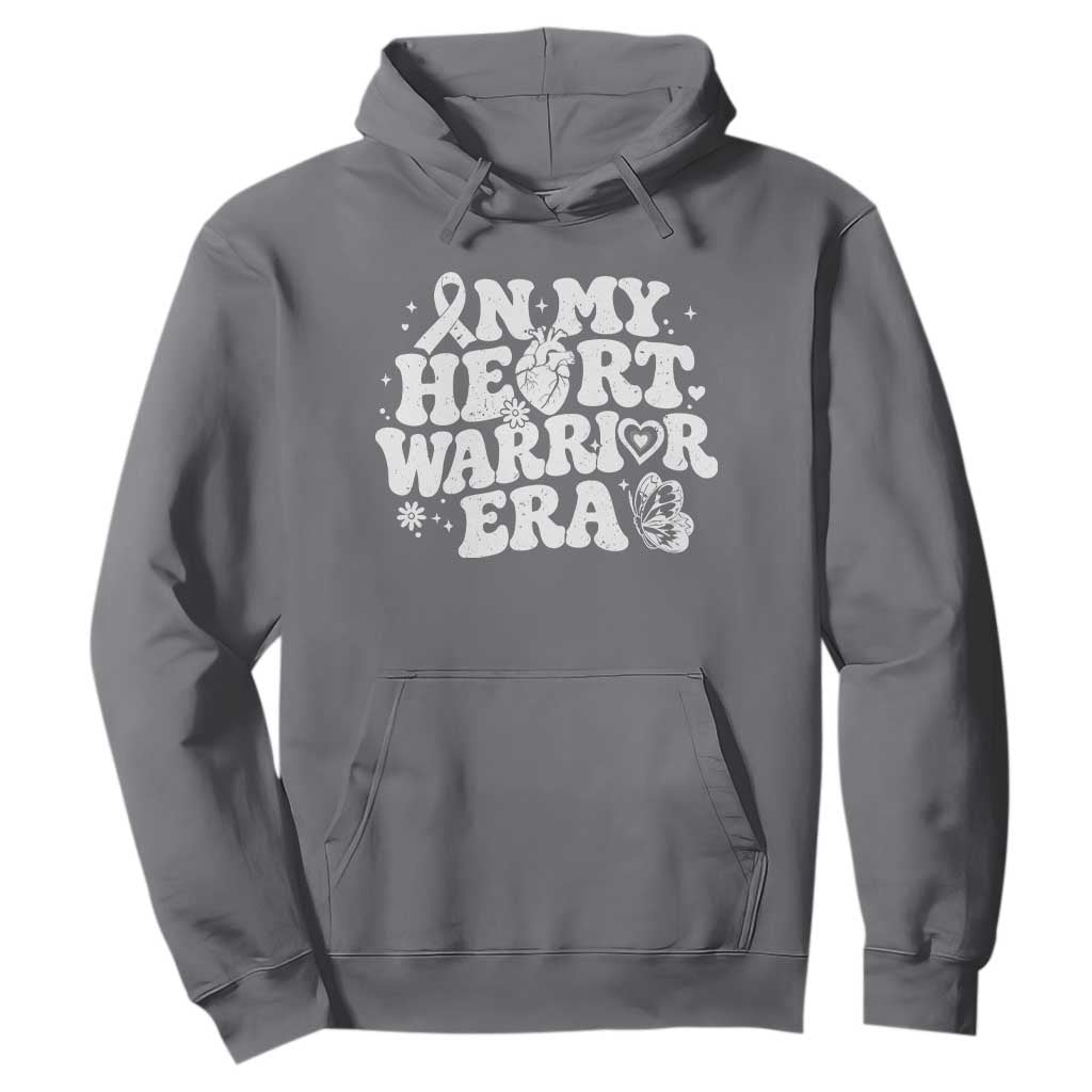 CHD Heart Disease Awareness Hoodie In My Heart Warrior Era TS10 Charcoal Print Your Wear
