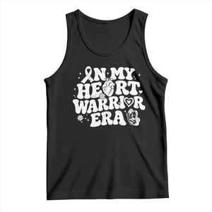 CHD Heart Disease Awareness Tank Top In My Heart Warrior Era TS10 Black Print Your Wear