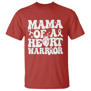 CHD Heart Disease Awareness T Shirt Heart Warrior Mama TS10 Red Print Your Wear