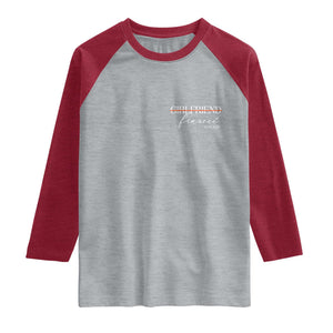 Personalized Fiancee Raglan Shirt Custom Date Girlfriend Engagement Gifts Future Mr and Mrs TS10 Heather Gray Heather Red Print Your Wear