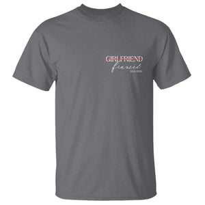 Personalized Fiancee T Shirt Custom Date Girlfriend Engagement Gifts Future Mr and Mrs TS10 Charcoal Print Your Wear