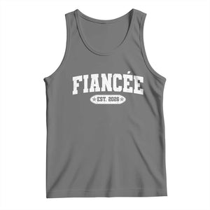 Fiancee Est 2026 Tank Top Future Mrs. and Mr. Bridal Shower Engagement Gift TS10 Black Heather Print Your Wear