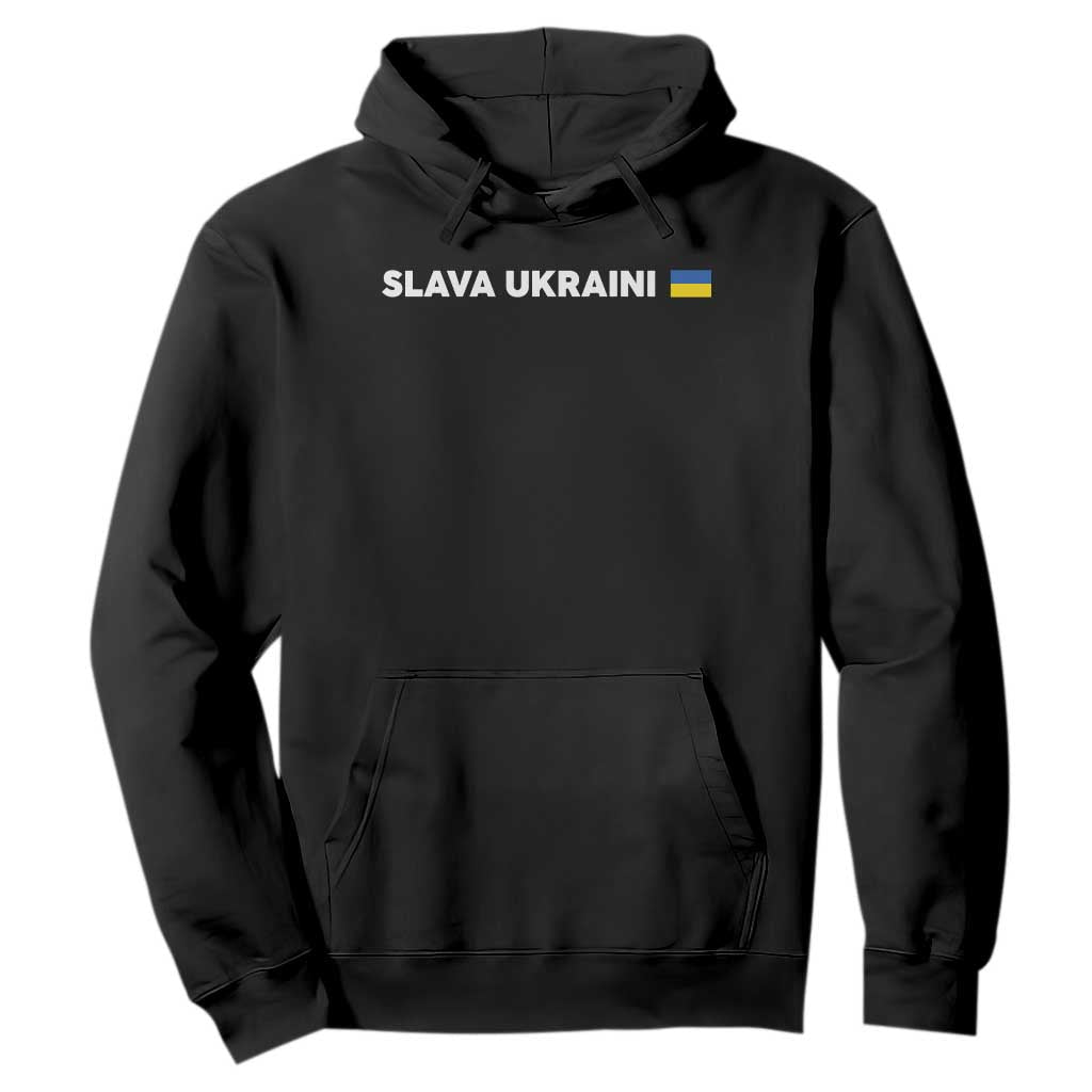 Slava Ukraini Ukraine Flag Hoodie Ukrainian Pride TS10 Black Print Your Wear