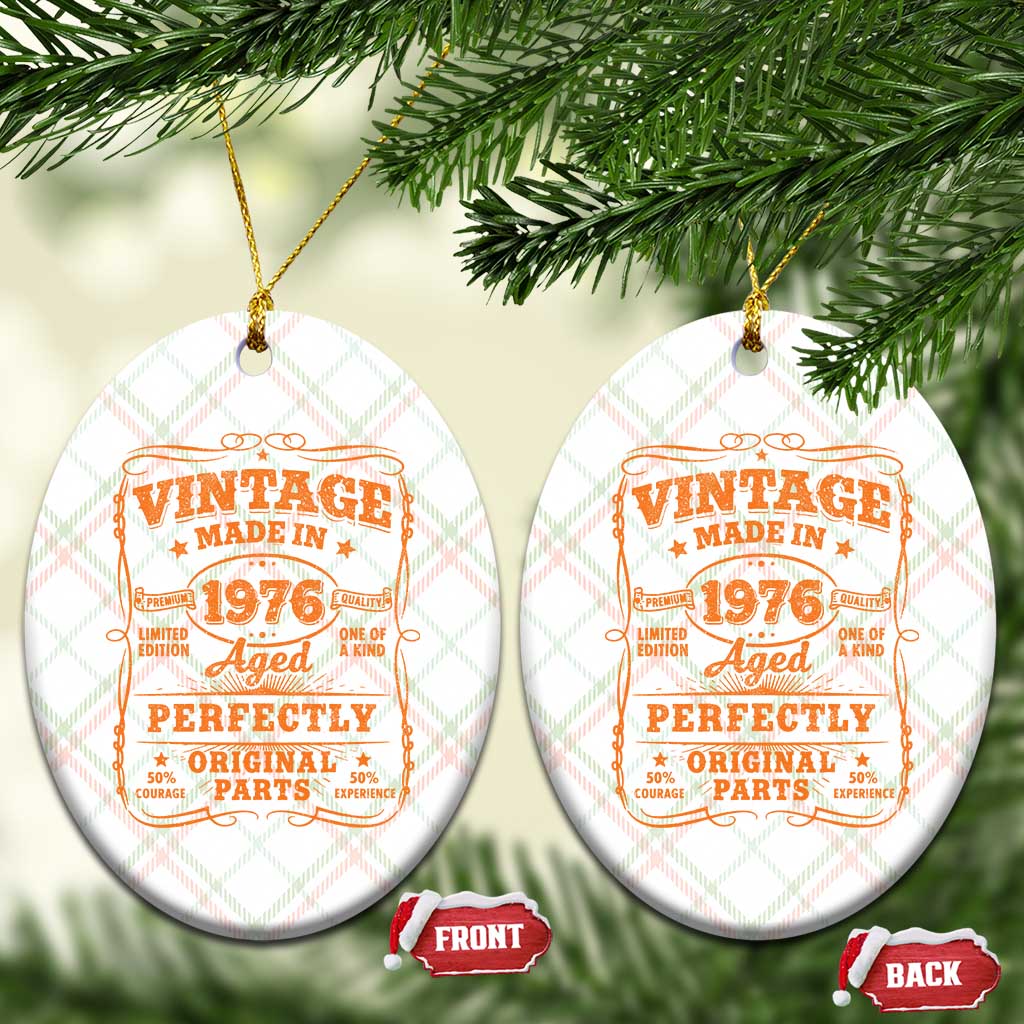 Vintage 50 Birthday Ceramic Ornament 50yr 1976 50th Birthday TS10 Print Your Wear