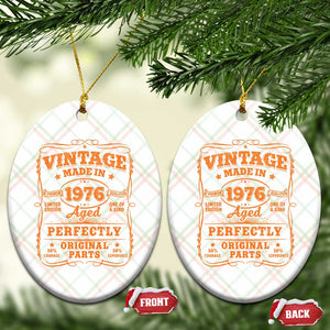 Vintage 50 Birthday Ceramic Ornament 50yr 1976 50th Birthday TS10 Print Your Wear