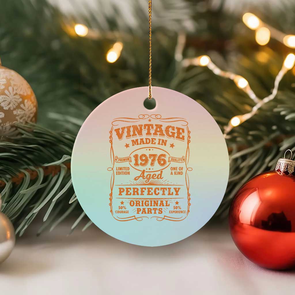 Vintage 50 Birthday Ceramic Ornament 50yr 1976 50th Birthday TS10 1pc Pastel Print Your Wear