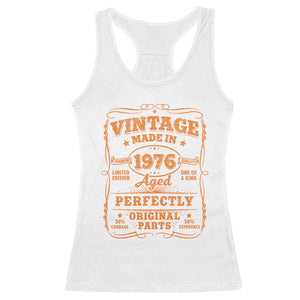 Vintage 50 Birthday Racerback Tank Top 50yr 1976 50th Birthday TS10 White Print Your Wear