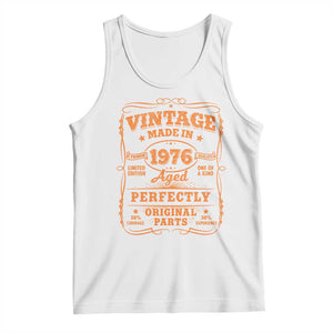 Vintage 50 Birthday Tank Top 50yr 1976 50th Birthday TS10 White Print Your Wear