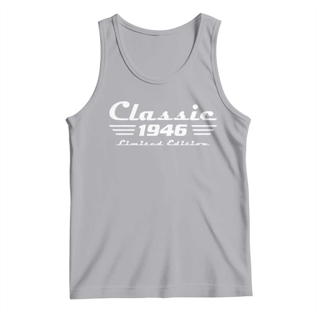 Classic 1946 Birthday Tank Top 80yr 80th Birthday TS10 Athletic Heather Print Your Wear
