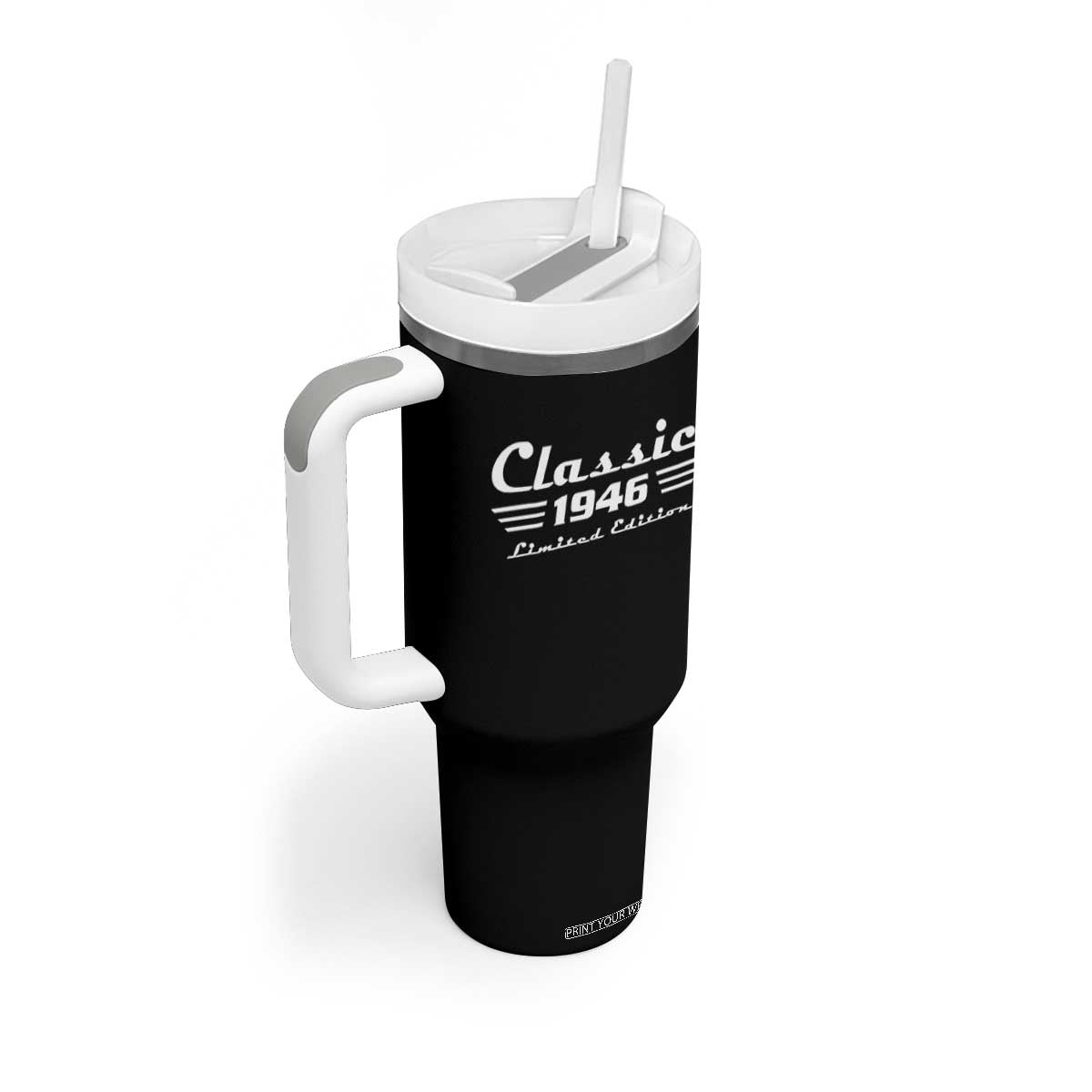 Classic 1946 Birthday Tumbler With Handle 80yr 80th Birthday TS10 Print Your Wear