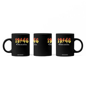 80th Birthday Coffee Mug Classic Born 1946 Turning 80 Year Old TS10 Print Your Wear