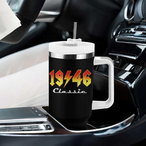 80th Birthday Tumbler With Handle Classic Born 1946 Turning 80 Year Old TS10 Print Your Wear