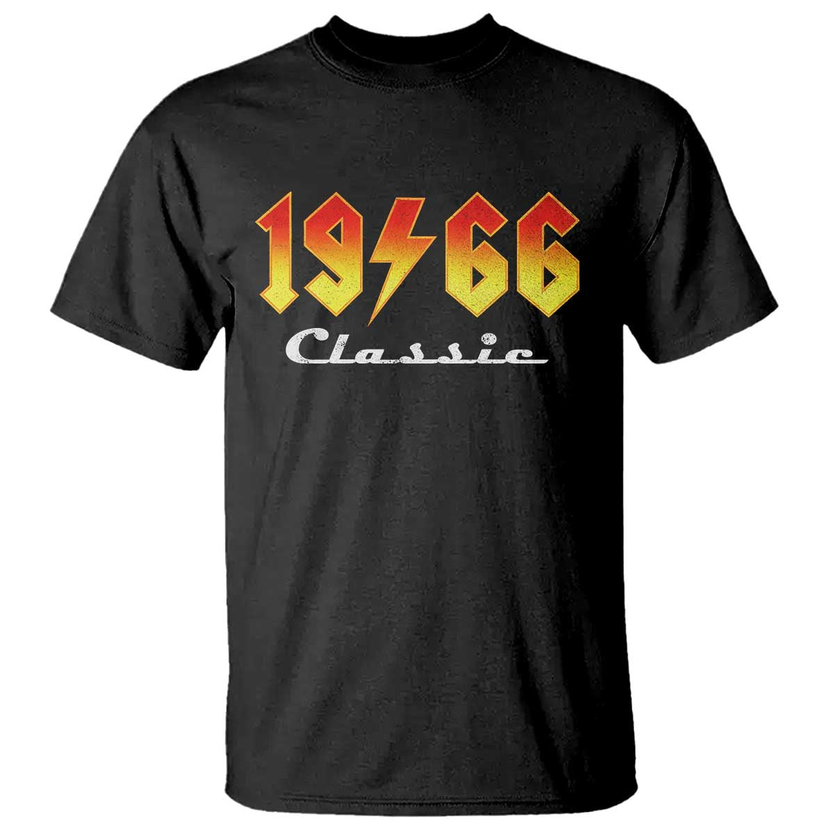 60th Birthday T Shirt Classic Born 1966 Turning 60 Year Old TS10 Black Print Your Wear