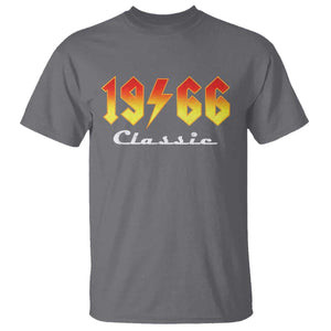 60th Birthday T Shirt Classic Born 1966 Turning 60 Year Old TS10 Charcoal Print Your Wear