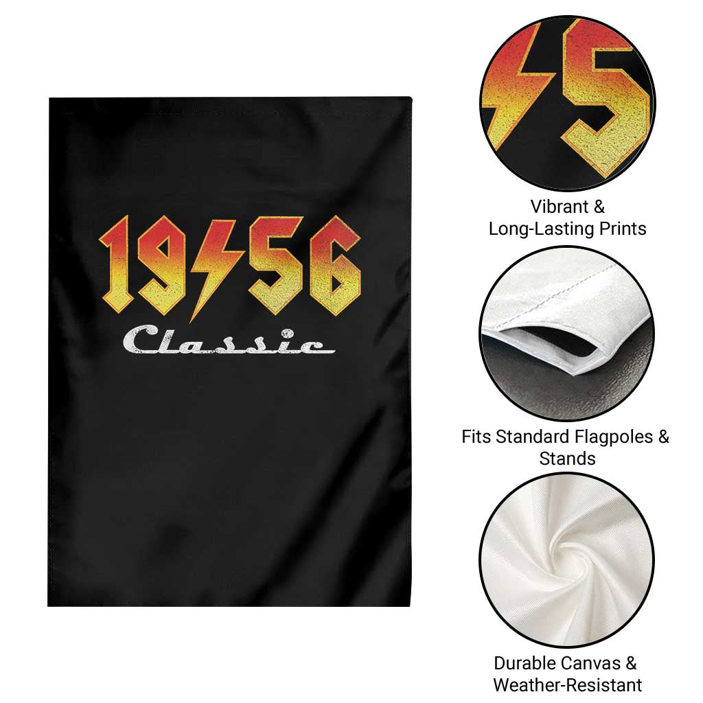 70th Birthday Garden Flag Classic Born 1956 Turning 70 Year Old TS10 Print Your Wear