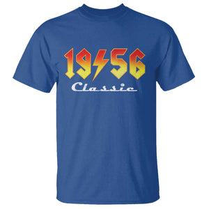70th Birthday T Shirt Classic Born 1956 Turning 70 Year Old TS10 Royal Blue Print Your Wear