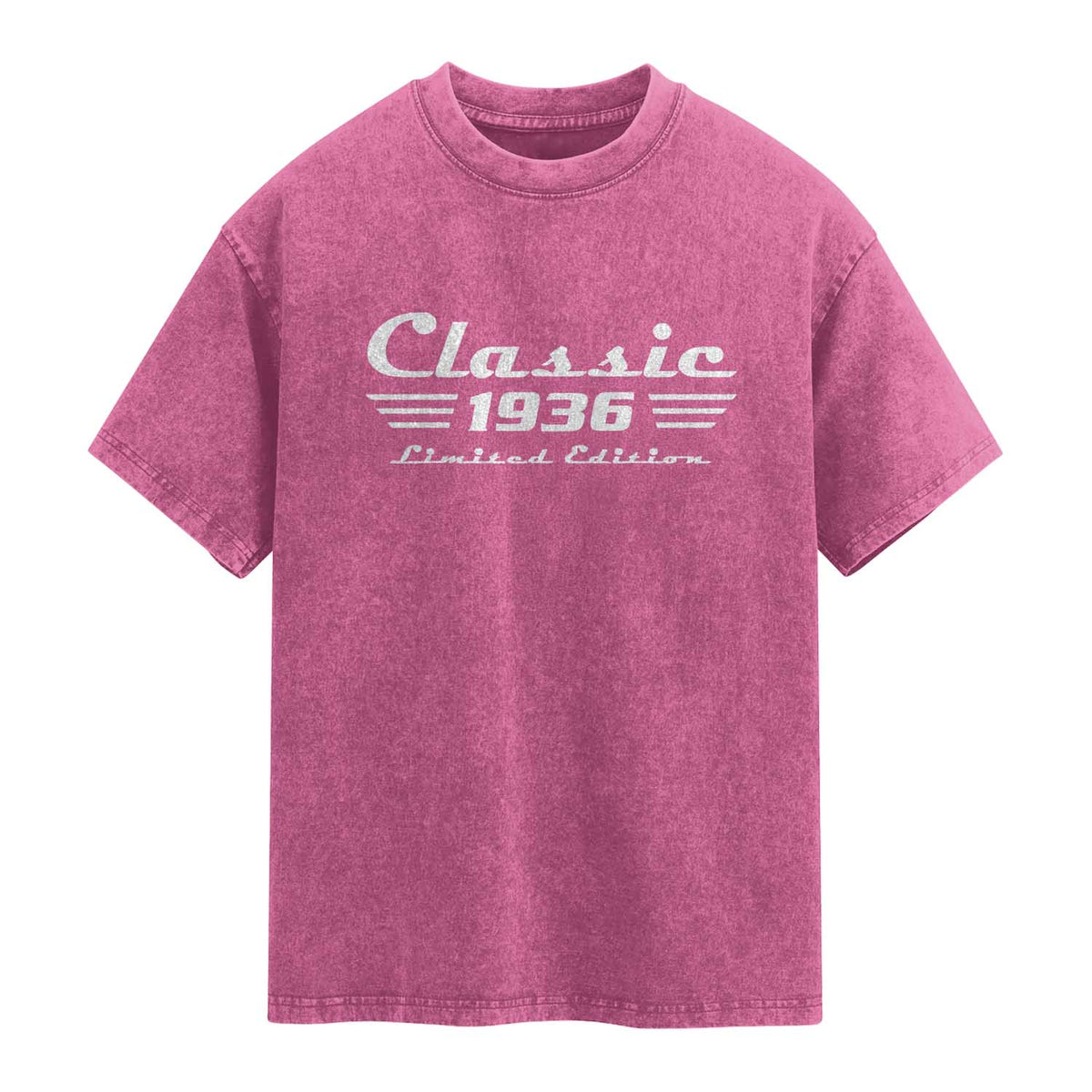 Classic 1936 Birthday Washed Cotton T-Shirt 90yr 90th Birthday Gift