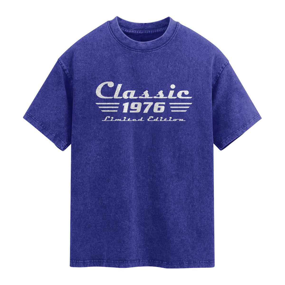 Classic 1976 Birthday Washed Cotton T-Shirt 50yr 50th Birthday Gift