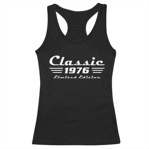 Classic 1976 Birthday Racerback Tank Top 50yr 50th Birthday Gift TS10 Black Print Your Wear