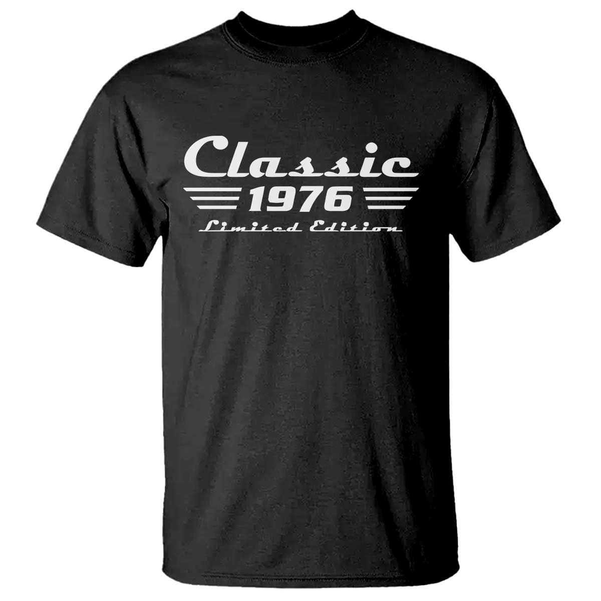 Classic 1976 Birthday T Shirt 50yr 50th Birthday Gift TS10 Black Print Your Wear