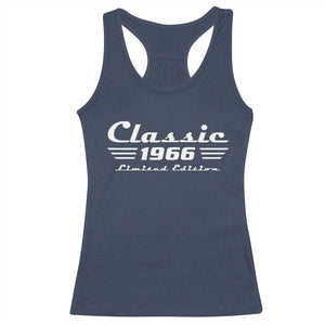 Classic 1966 Birthday Racerback Tank Top 60yr 60th Birthday Gift TS10 Navy Print Your Wear