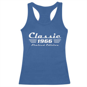 Classic 1966 Birthday Racerback Tank Top 60yr 60th Birthday Gift TS10 Royal Blue Print Your Wear