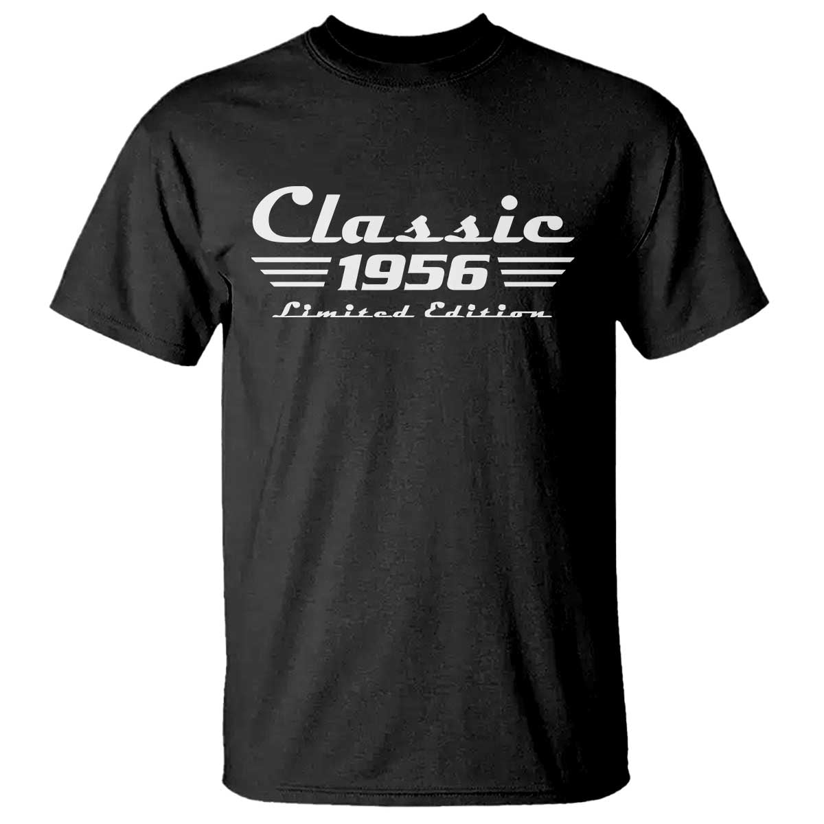 Classic 1956 Birthday T Shirt - 70yr - 70th Birthday TS10 Black Print Your Wear