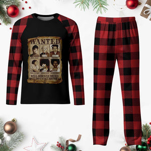 Black Women History Plaid Pajama Set Well Behaved Women Rarely Make History Melanin TS10 Buffalo Plaid Print Your Wear