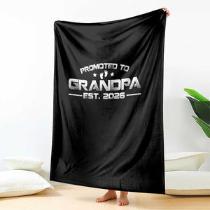 Grandpa Est 2026 Throw Blanket Fathers Day Gifts TS10 Print Your Wear