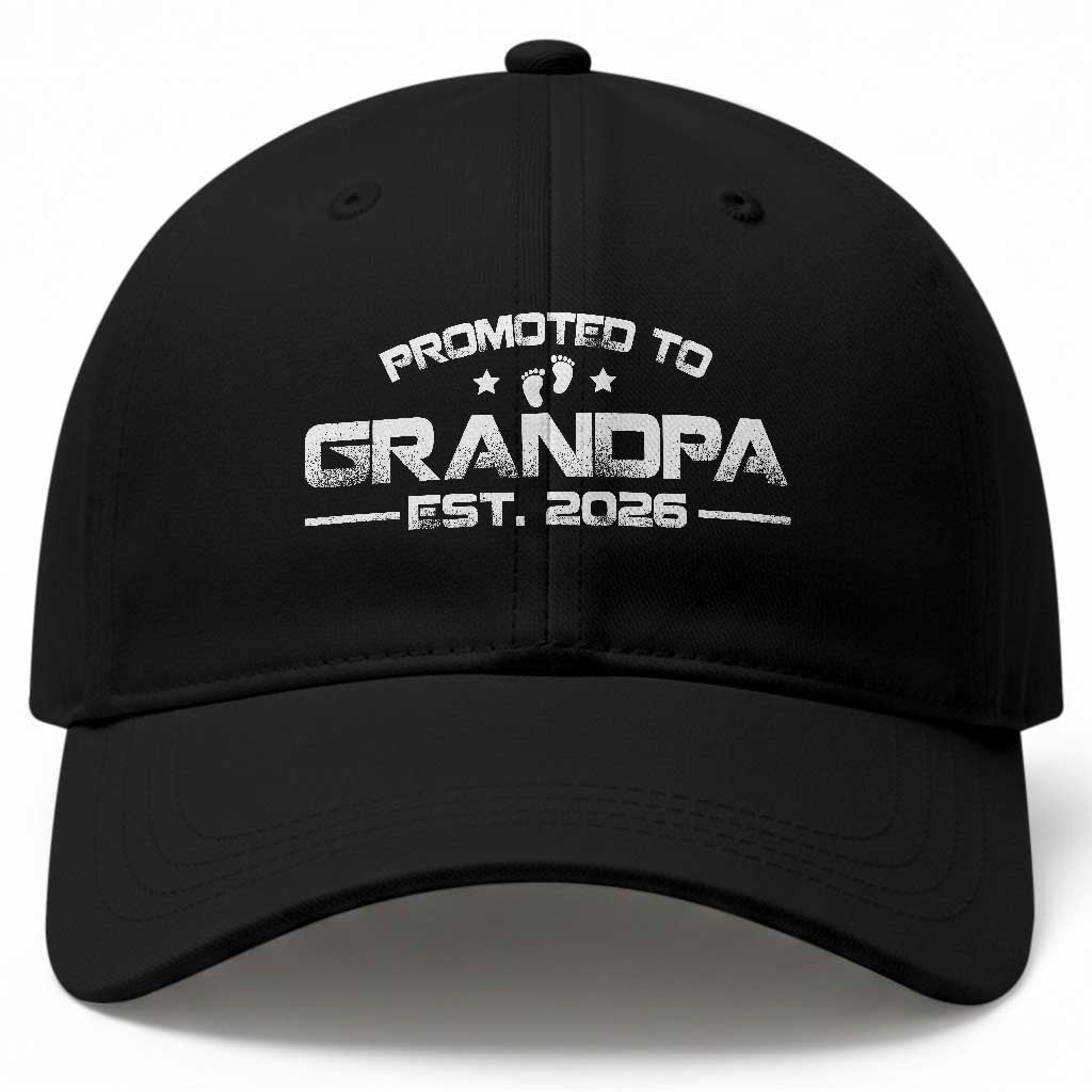 Grandpa Est 2026 Baseball Cap Fathers Day Gifts TS10 Print Your Wear