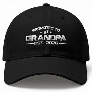 Grandpa Est 2026 Baseball Cap Fathers Day Gifts TS10 Print Your Wear