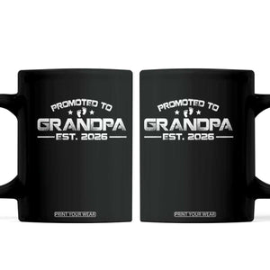 Grandpa Est 2026 Coffee Mug Fathers Day Gifts TS10 Black Print Your Wear
