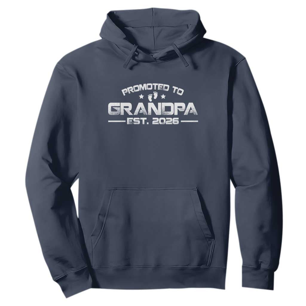 Grandpa Est 2026 Hoodie Fathers Day Gifts TS10 Navy Print Your Wear