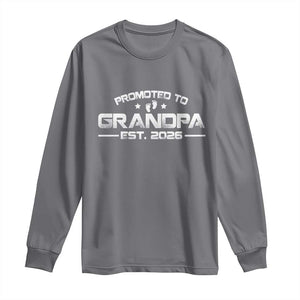 Grandpa Est 2026 Long Sleeve Shirt Fathers Day Gifts TS10 Charcoal Print Your Wear