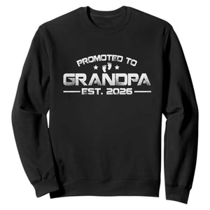 Grandpa Est 2026 Sweatshirt Fathers Day Gifts TS10 Black Print Your Wear
