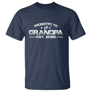 Grandpa Est 2026 T Shirt Fathers Day Gifts TS10 Navy Print Your Wear