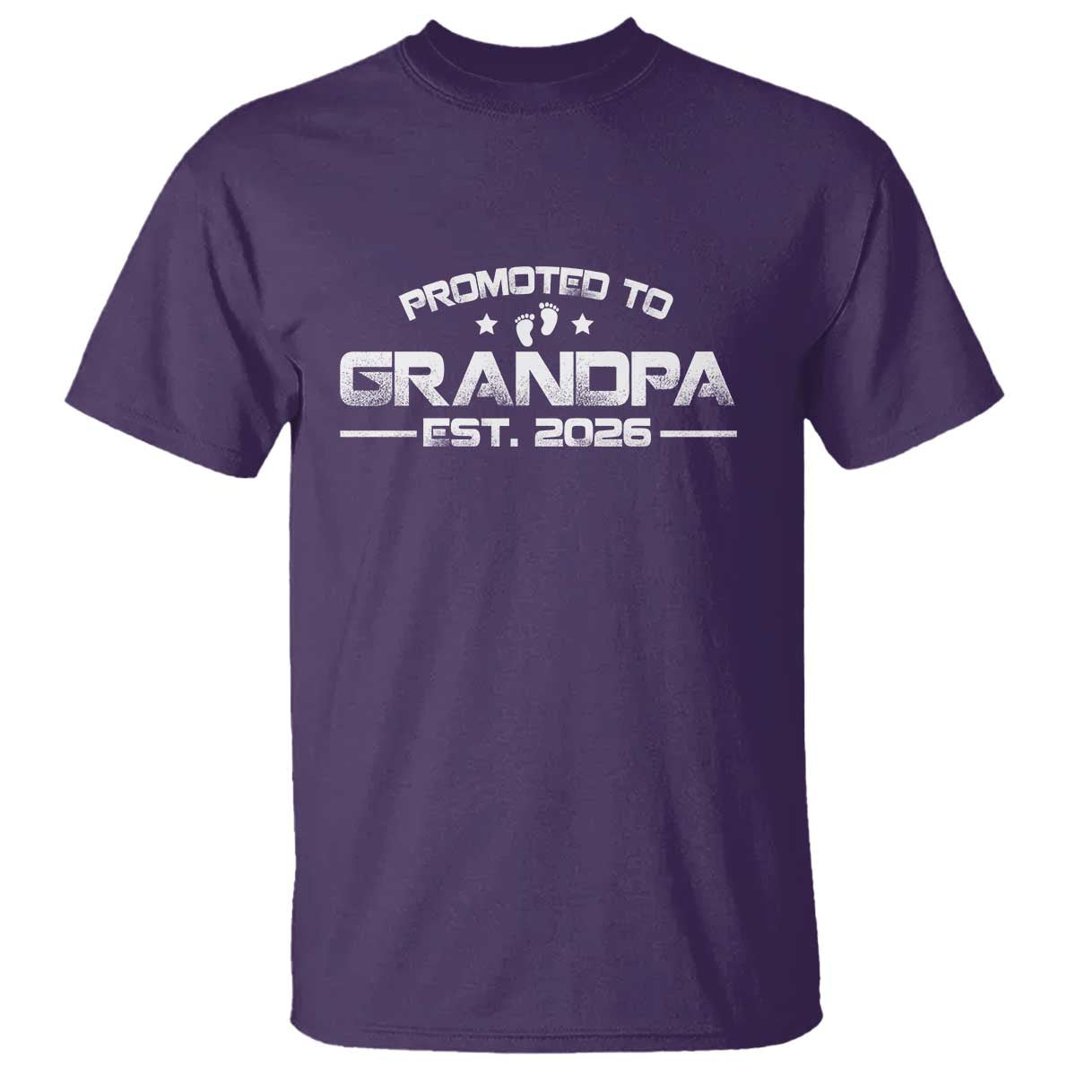 Grandpa Est 2026 T Shirt Fathers Day Gifts TS10 Purple Print Your Wear
