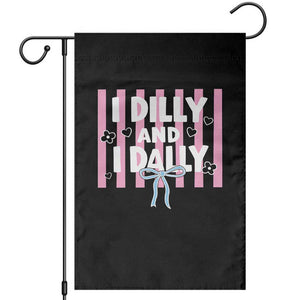 Dilly Dally Garden Flag Trendy Viral Funny Girly TS10 Black Print Your Wear