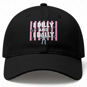Dilly Dally Baseball Cap Trendy Viral Funny Girly TS10 Print Your Wear