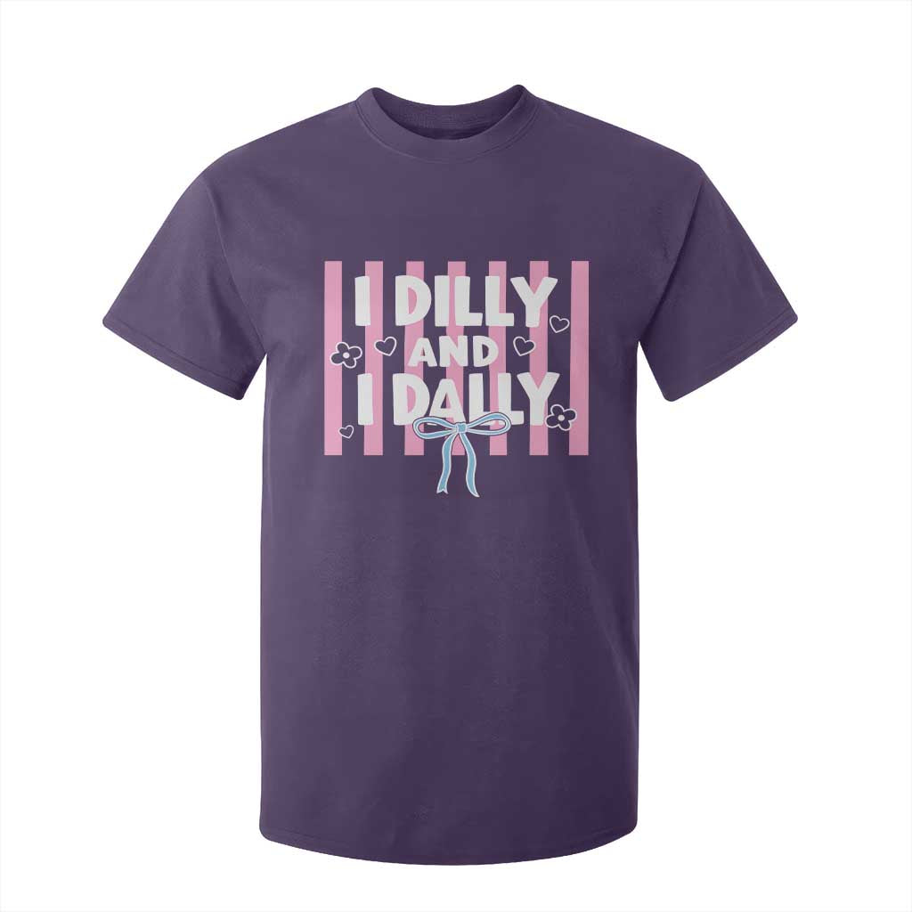 Dilly Dally T Shirt For Kid Trendy Viral Funny Girly TS10 Purple Print Your Wear