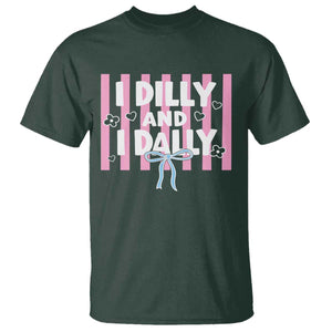 Dilly Dally T Shirt Trendy Viral Funny Girly TS10 Dark Forest Green Print Your Wear