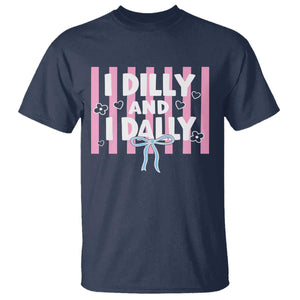 Dilly Dally T Shirt Trendy Viral Funny Girly TS10 Navy Print Your Wear