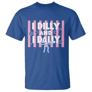 Dilly Dally T Shirt Trendy Viral Funny Girly TS10 Royal Blue Print Your Wear