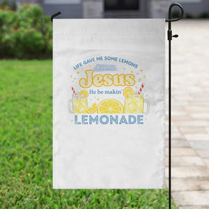 Life Gave Me Some Lemons Garden Flag Funny Lemonade Jesus Christian TS10 Print Your Wear