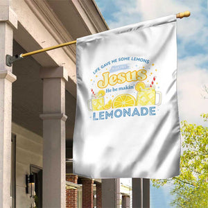 Life Gave Me Some Lemons Garden Flag Funny Lemonade Jesus Christian TS10 Print Your Wear