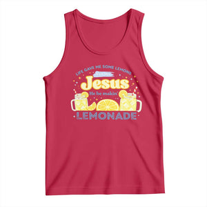 Life Gave Me Some Lemons Tank Top Funny Lemonade Jesus Christian TS10 Red Print Your Wear