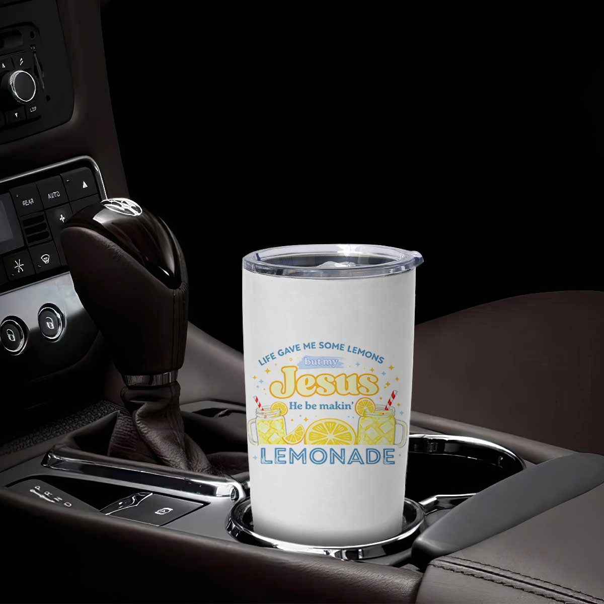 Life Gave Me Some Lemons Tumbler Cup Funny Lemonade Jesus Christian TS10 Print Your Wear