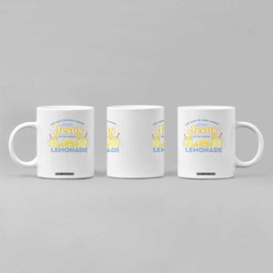 Life Gave Me Some Lemons Coffee Mug Funny Lemonade Jesus Christian TS10 Print Your Wear