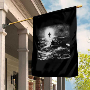 Christian Faith Garden Flag Walk On Water Distressed Bible Verse TS10 Print Your Wear