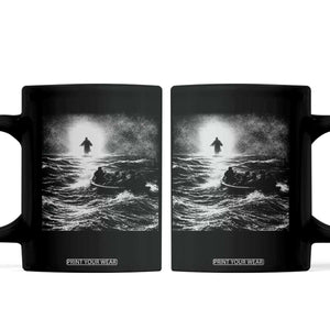 Christian Faith Coffee Mug Walk On Water Distressed Bible Verse TS10 Black Print Your Wear